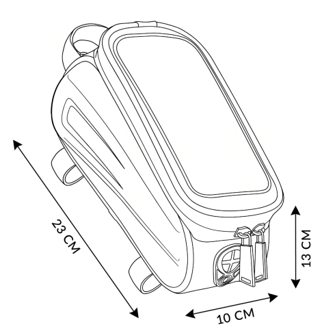 Bike frame pannier ZG963